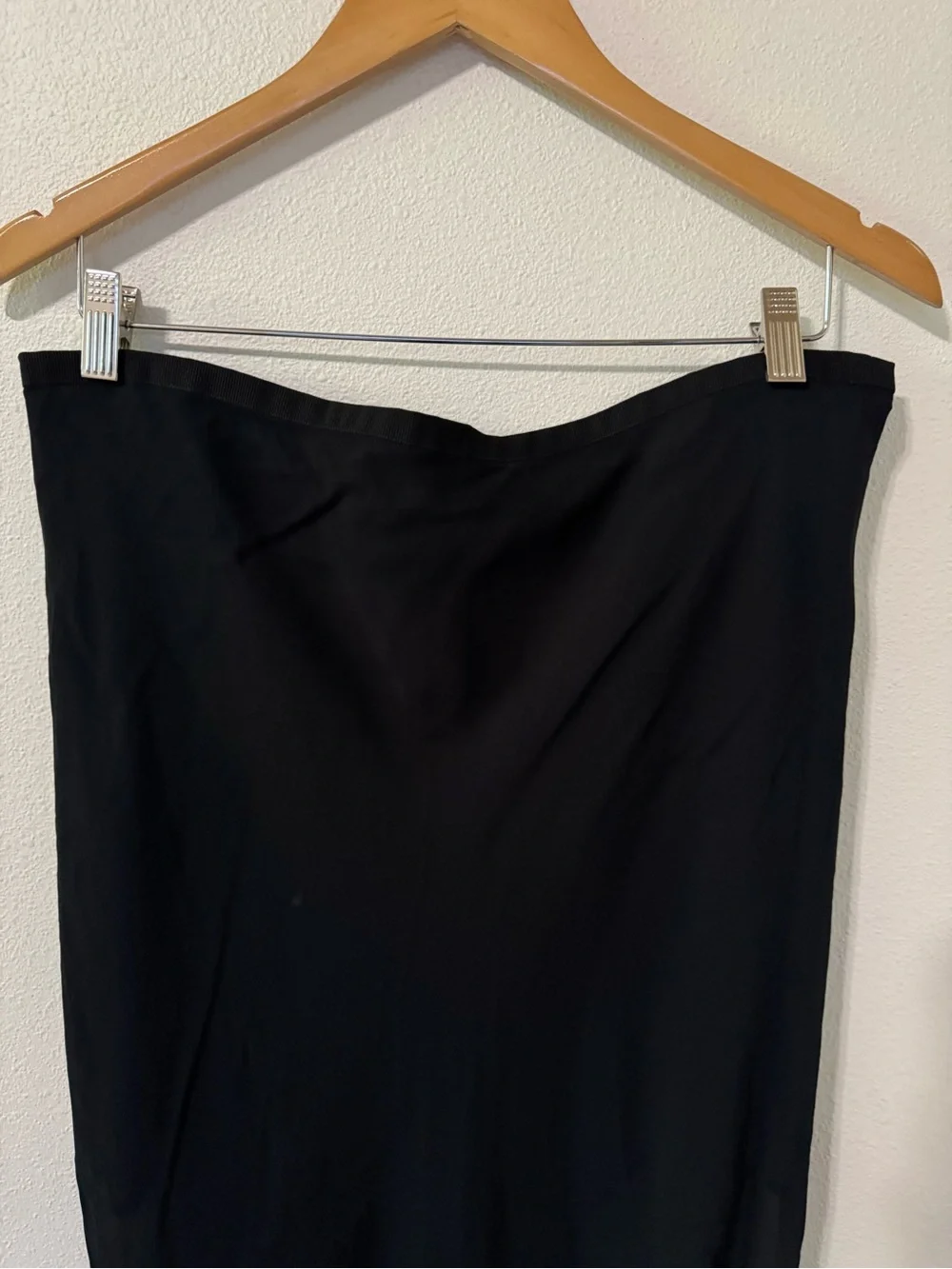 J Crew New Gwyneth Chiffon Midi Skirt Black Sheer Short Slip Whimsigoth 2024-L